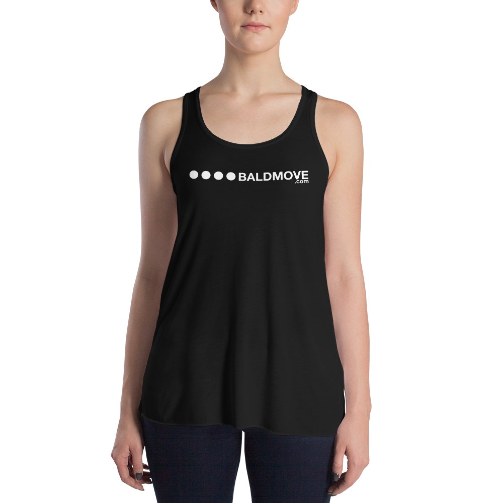 Bald Move Logo Women's Racerback Tank